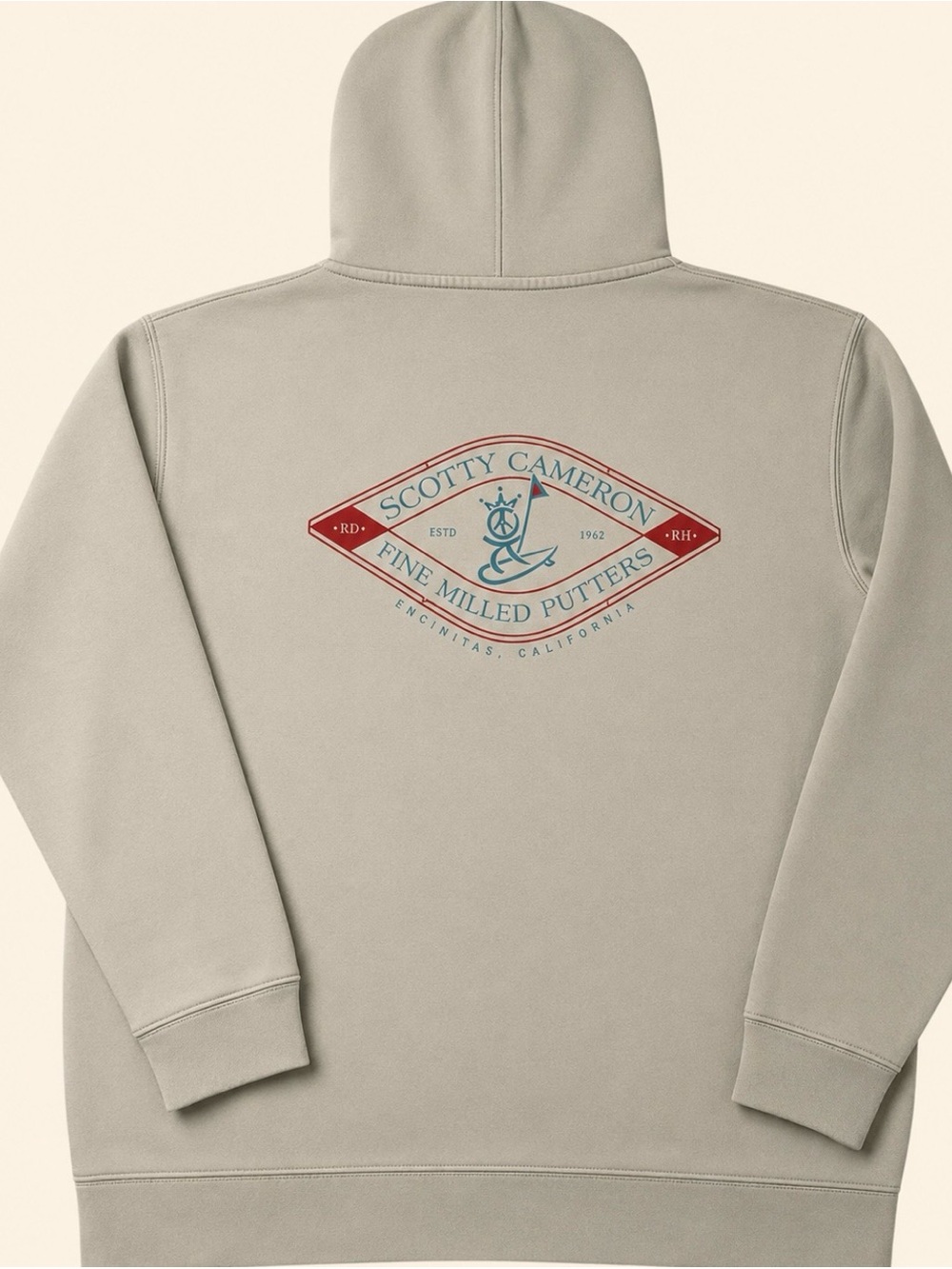 NWT SCOTTY CAMERON GALLERY Peace Surfer Hoodie Sweatshirt Sage L or XL Putters
